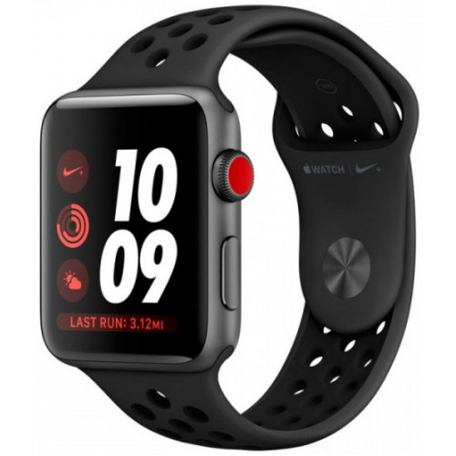 Apple Watch Series 3 Nike+ 42mm Space Alum Case with Black/Cool Gray Nike Sport Band (MQLD2) б/у